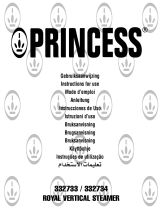 Princess 332733 Vertical Steamer Owner's manual
