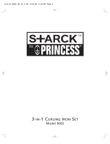 Princess Starck 3-in-1 Curling Iron Set Operating instructions