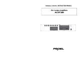 PROEL ACDT180V User manual