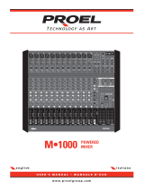 PROEL M-1000 User manual