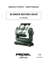PROEL Moving Head Led User manual
