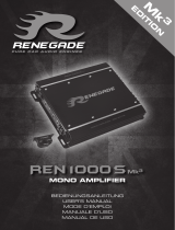 Renegade REN1000S Mk3 User manual