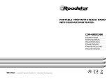 Roadstar CDR-4200CD/BK Owner's manual