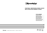 Roadstar CDR-4200MP Owner's manual