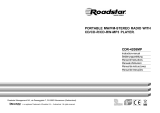 Roadstar CDR-4208MP/SL Owner's manual