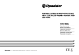Roadstar CDR-4500U User manual