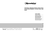 Roadstar CDR-4550U Owner's manual