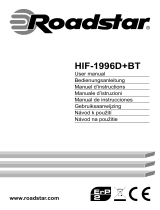 Roadstar HIF-1996D+BT User manual