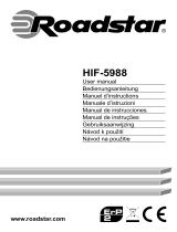 Roadstar HIF-5988 User manual