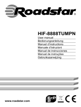 Roadstar HIF-8888TUMPN User manual