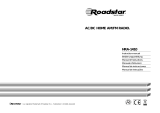 Roadstar HRA-1410 Owner's manual