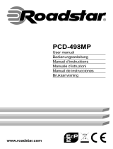 Roadstar PCD-498MP/BK User manual