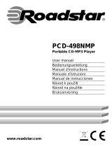 Roadstar PCD-498NMP/BK User manual