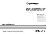 Roadstar CDR-265U Owner's manual