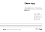 Roadstar RCR-4950US/RD Owner's manual