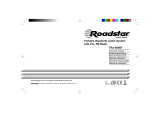 Roadstar TRA-800BT Owner's manual