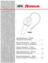 Robinair 16600 User manual
