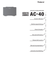 Roland AC-40 Owner's manual