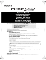 Roland CUBE STREET Owner's manual