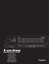 Roland Lucina AX-09 Owner's manual