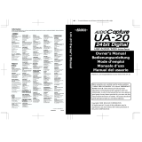 Roland Audio Capture UA-20 24bit Digital User manual