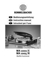 Rommelsbacher WA 1000/E Owner's manual