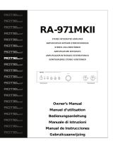 Rotel RA-971 MKII Owner's manual