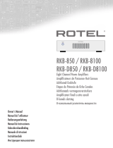 Rotel RKB-850 Owner's manual