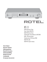 Rotel RT-11 Owner's manual