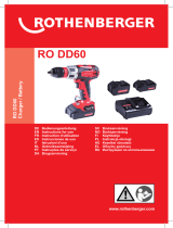 Rothenberger Drill driver RO DD60 User manual