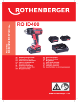 Rothenberger Akku-Schlagschrauber RO ID400 User manual