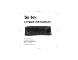 Saitek Compact USB Keyboard Owner's manual