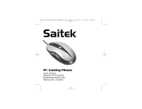 Saitek PC Gaming Mouse Owner's manual