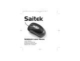 Saitek Laser Mouse User manual