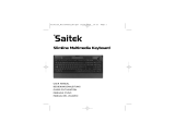 Saitek Slimline Multimedia Keyboard Owner's manual