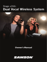 Samson Technologies Stage 266: Dual Handheld Wireless System User manual