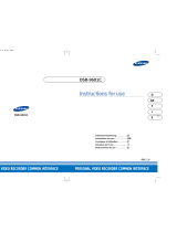 Samsung DSB-9601C Instructions For Use Manual