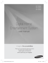 Samsung HT-D450 User manual