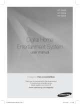 Samsung HT-D550 User manual