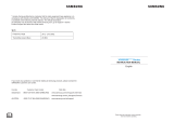 Samsung VR05R5050WK User manual