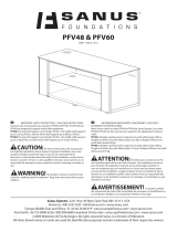 Sanus AV Foundations PFV60 Owner's manual