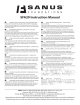 Sanus SFA29 Installation guide