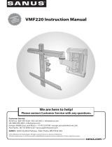 Sanus VMF220 Installation guide