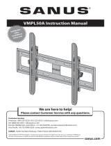 Sanus VMPL50AB1 User manual