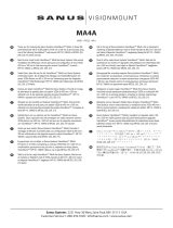 Sanus MA4A Owner's manual