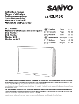 Sanyo CE42LM5R User manual