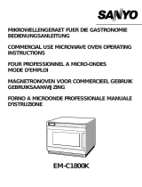 Sanyo EM-C1800K Operating Instructions Manual