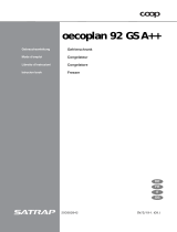 Satrap OECOPLAN 92 GS A++ User manual