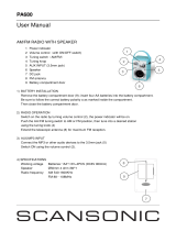 Scansonic PA680 User manual