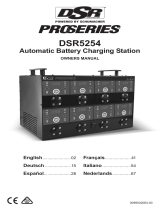 Schumacher DSR5254 Automatic Battery Charging Station Owner's manual